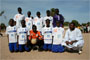 Håndballkamp i Gambia