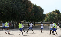 Håndballkamp i Serre Kunda